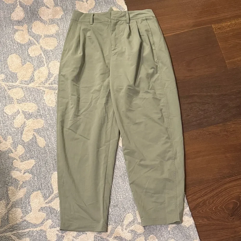 Free People Sage Green Trousers